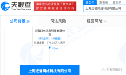 B站收购虚拟偶像孵化公司上海迁誉网络